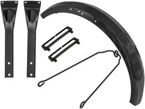 swiing® revival 17" Vorderschutzblech-Set eckig schwarz | Puch Maxi S, N swiing® revival 17" Vorderschutzblech-Set eckig schwarz | Puch Maxi S, N