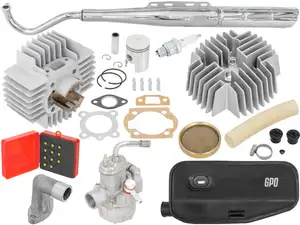 swiing® ingenious tuning set 38 mm (con scarico a scelta) | Puch E50, ZA50 swiing® ingenious tuning set 38 mm (con scarico a scelta) | Puch E50, ZA50