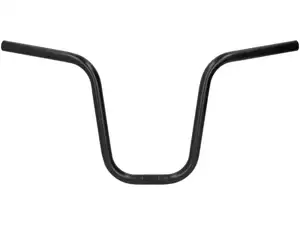 Handlebar fork plate 30 cm curved black Handlebar fork plate 30 cm curved black