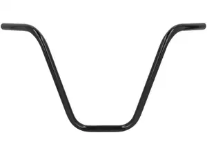 Piastra manubrio forcella 34 cm chopper nero Piastra manubrio forcella 34 cm chopper nero