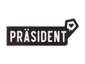 mk-Merch Autocollant "PRÉSIDENT" 25 x 100 mm mk-Merch Autocollant "PRÉSIDENT" 25 x 100 mm