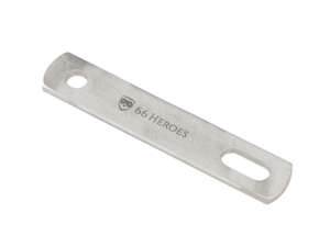 66HEROES Auspuffhalterung 75 mm flach Inox 66HEROES Auspuffhalterung 75 mm flach Inox