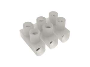 Terminale Luster a 3 poli bianco piccolo (0,1 - 2,5 mm²) Terminale Luster a 3 poli bianco piccolo (0,1 - 2,5 mm²)