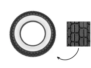 Mitas 3.50 x 8" Reifen B13 Allround Weisswand (Scooter) Mitas 3.50 x 8" Reifen B13 Allround Weisswand (Scooter)