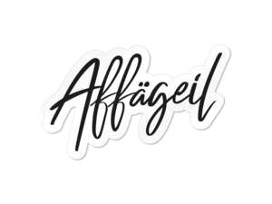 mk-Merch Autocollant "Affägeil" 70 x 43 mm mk-Merch Autocollant "Affägeil" 70 x 43 mm
