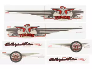 Set di adesivi Tomos "The Original Future Set di adesivi Tomos "The Original Future