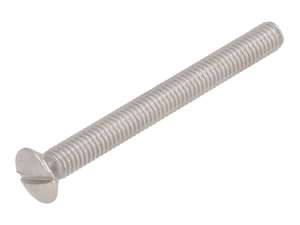 Vis M6x60 à tête bombée, fendue, en inox Vis M6x60 à tête bombée, fendue, en inox