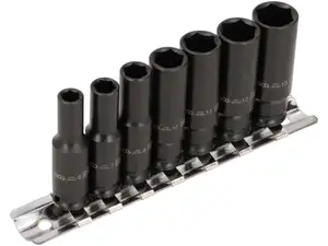 BGS Set di prese elettriche da 1/4" da 6 a 13 mm 7 pz. BGS Set di prese elettriche da 1/4" da 6 a 13 mm 7 pz.