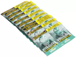 Lingettes de nettoyage pour visières et casques Motorex (10 pces) Lingettes de nettoyage pour visières et casques Motorex (10 pces)