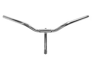 Guidon avec potence 9 cm pivotant en chrome Guidon avec potence 9 cm pivotant en chrome
