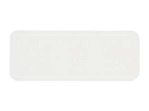 Autocollant "MÉLANGE HUILE-BENZING 1:50" 63 x 25 blanc | Puch Autocollant "MÉLANGE HUILE-BENZING 1:50" 63 x 25 blanc | Puch