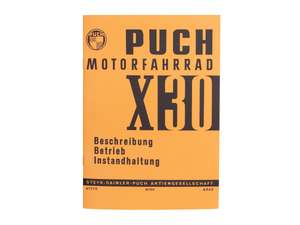 Istruzioni per l'uso | Puch X30 Velux 1a edizione Istruzioni per l'uso | Puch X30 Velux 1a edizione