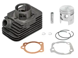 Malossi Kit de cylindres 46.5 mm sans culasse 10 mm KoBo | Piaggio Ciao, SI, Bravo, Boxer Malossi Kit de cylindres 46.5 mm sans culasse 10 mm KoBo | Piaggio Ciao, SI, Bravo, Boxer