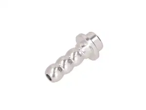 Nipplo per tubo flessibile GPO in alluminio diritto Nipplo per tubo flessibile GPO in alluminio diritto