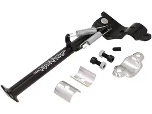 Cavalletto laterale Buzzetti sinistro 25 cm nero Cavalletto laterale Buzzetti sinistro 25 cm nero