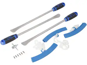 BGS Jeu de leviers pour pneus 370 mm avec protections d'arêtes BGS Jeu de leviers pour pneus 370 mm avec protections d'arêtes