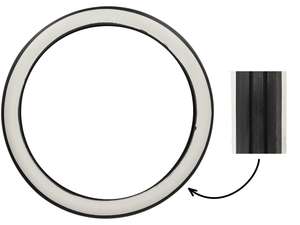 Hutchinson 1.75 x 19" tire friction roller whitewall | Solex Hutchinson 1.75 x 19" tire friction roller whitewall | Solex