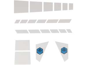 Aufkleber-Set Rahmen weiss | Piaggio SUPERbravo Aufkleber-Set Rahmen weiss | Piaggio SUPERbravo