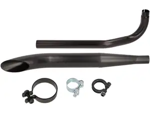 Auspuff-Set Sidepipe Ø 32 / 60 mm schwarz | Sachs 503 Auspuff-Set Sidepipe Ø 32 / 60 mm schwarz | Sachs 503