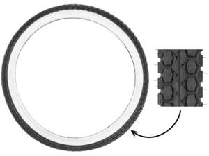Continental 2.25 x 19" tires whitewall Continental 2.25 x 19" tires whitewall