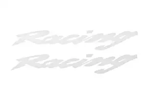 Paire de colles Racing blanches Paire de colles Racing blanches