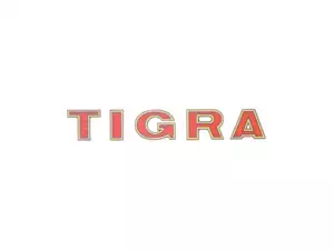 «Tigra» Aufkleber 62 x 10 mm «Tigra» Aufkleber 62 x 10 mm