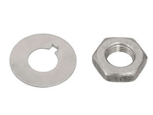 swiing® revival pinion attachment M10x1 (nut & washer) Inox | Sachs 502, 50/2 swiing® revival pinion attachment M10x1 (nut & washer) Inox | Sachs 502, 50/2