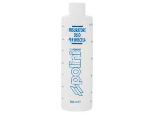Contenitore dosatore per olio Polini da 250 ml (con 7 rapporti di miscelazione) Contenitore dosatore per olio Polini da 250 ml (con 7 rapporti di miscelazione)