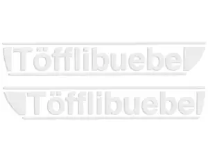 Adesivo per serbatoio "Töfflibuebe" Puch X30 NS, NG Adesivo per serbatoio "Töfflibuebe" Puch X30 NS, NG