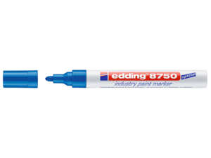 edding 8750 Industrie-Lackmarker 2 - 4 mm blau edding 8750 Industrie-Lackmarker 2 - 4 mm blau