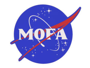 mk-Merch Autocollant "MOFA" 70 x 58 mm bleu mk-Merch Autocollant "MOFA" 70 x 58 mm bleu