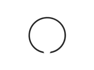 DMP piston ring 45x1.5 mm black | Puch DMP piston ring 45x1.5 mm black | Puch