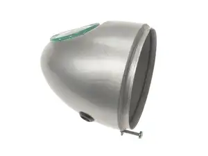 Lampada a uovo Ø 103 mm argento (attacco centrale) Lampada a uovo Ø 103 mm argento (attacco centrale)