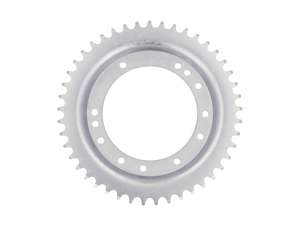 ESJOT Couronne dentée 45 dents (4/5/6 trous) Ø 98 mm coudée galvanisée ESJOT Couronne dentée 45 dents (4/5/6 trous) Ø 98 mm coudée galvanisée