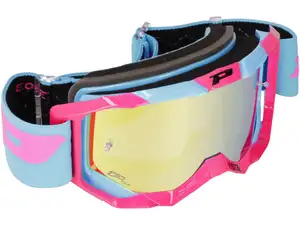 Lunettes ProGrip 3303 Vista rose / bleu clair miroité Lunettes ProGrip 3303 Vista rose / bleu clair miroité