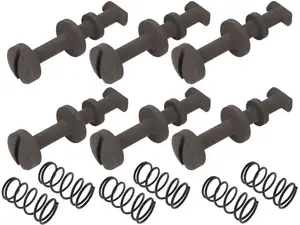 Set di viti di protezione laterale GPO grigio scuro incl. molle | Piaggio Boxer Set di viti di protezione laterale GPO grigio scuro incl. molle | Piaggio Boxer