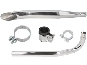 Auspuff-Set Sidepipe Ø 32 / 60 mm Chrom | Sachs 503 Auspuff-Set Sidepipe Ø 32 / 60 mm Chrom | Sachs 503