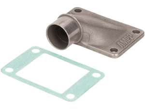 AMPP intake manifold 21mm Dell'Orto PHBG Inox AMPP intake manifold 21mm Dell'Orto PHBG Inox