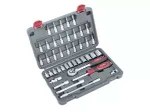 Kraftwerk 1/4" Steckschlüssel-Set 42-tlg. Kraftwerk 1/4" Steckschlüssel-Set 42-tlg.
