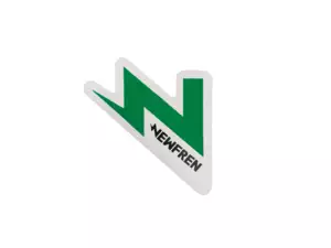 Adesivo NewFren "N" bianco Adesivo NewFren "N" bianco
