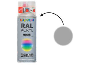 DUPLI-COLOR vernis acrylique RAL 9006 argent satiné 400 ml DUPLI-COLOR vernis acrylique RAL 9006 argent satiné 400 ml