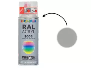 DUPLI-COLOR Acryllack RAL 9006 silber seidenmatt 400 ml DUPLI-COLOR Acryllack RAL 9006 silber seidenmatt 400 ml