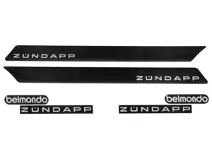 Set di adesivi serbatoio e protezioni laterali 1974 - 1975 | Zündapp Belmondo Set di adesivi serbatoio e protezioni laterali 1974 - 1975 | Zündapp Belmondo