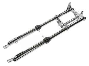 EBR Gabel verstärkt & verlängert Chrom | Sachs / Zündapp Belmondo EBR Gabel verstärkt & verlängert Chrom | Sachs / Zündapp Belmondo