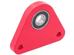 swiing® ingenious plaque palier triangle Racing aluminium anodisé rouge | Piaggio Ciao, SI, Bravo swiing® ingenious plaque palier triangle Racing aluminium anodisé rouge | Piaggio Ciao, SI, Bravo