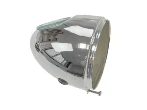 Lampada a uovo Ø 103 mm (attacco centrale) cromo Lampada a uovo Ø 103 mm (attacco centrale) cromo