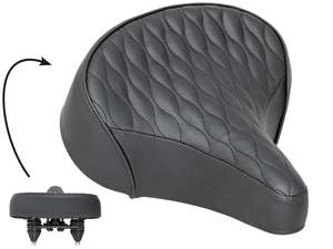 Sattel Classic Tonnenfedern schwarz Sattel Classic Tonnenfedern schwarz