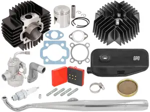 GPO Tuning-Set 43.5 mm (Metrakit-Nachbau) | Puch E50 / ZA50 GPO Tuning-Set 43.5 mm (Metrakit-Nachbau) | Puch E50 / ZA50