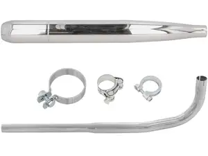 GPO Auspuff-Set Zigarre Ø 28 / 60 mm Chrom | Sachs 503 2AL, 2BL GPO Auspuff-Set Zigarre Ø 28 / 60 mm Chrom | Sachs 503 2AL, 2BL