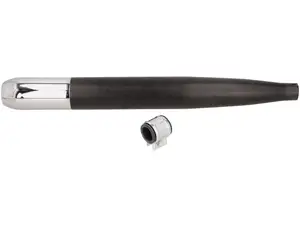 GPO Pot d'échappement cigare Ø 28 / 60 mm (noir / chrome) | Sachs GPO Pot d'échappement cigare Ø 28 / 60 mm (noir / chrome) | Sachs